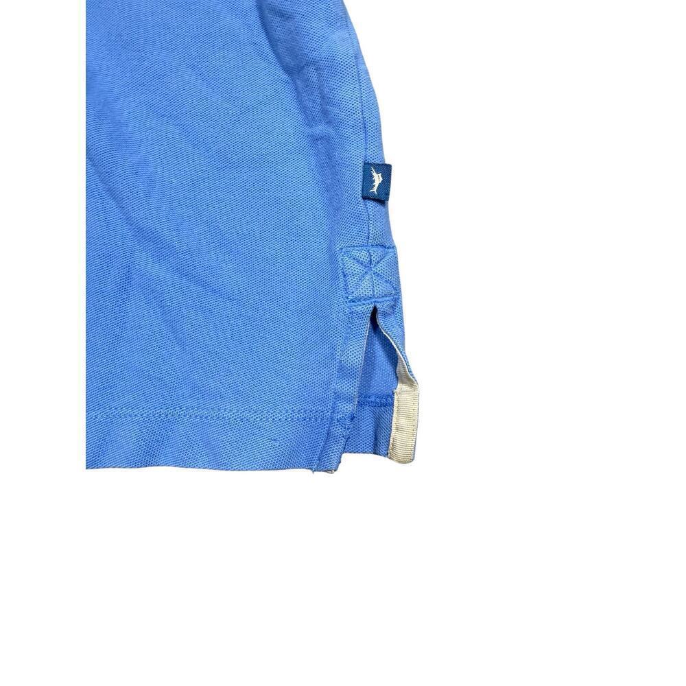 Tommy Bahama Blue Cotton Polo Shirt XL Short Sleeve Casual Comfort - Picture 3 of 7